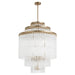 Quorum Home Cyan - 11676 - 18 Light Chandelier - Aged Brass