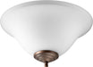 Quorum Home Quorum - 1177-801 - LED Fan Light Kit - Satin Nickel / Oiled Bronze