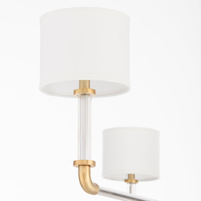 Hightower 8 Light Chandelier | Aged Brass