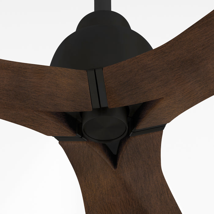 Bora Bora 62" Ceiling Fan | Black - Walnut