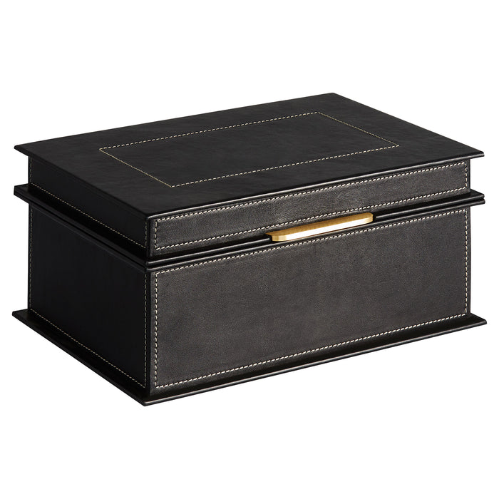 Garcia Box Designed by J Kent Martin | Black | Brass - Large