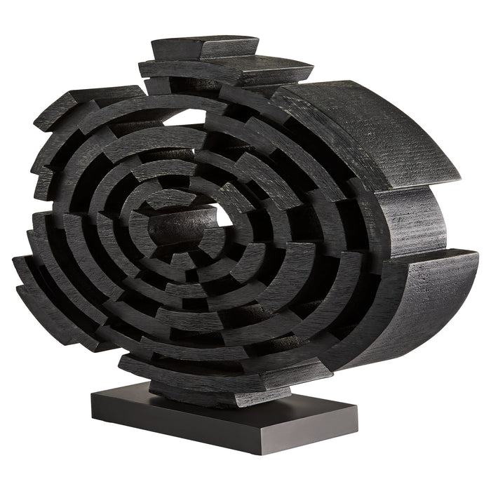 Vortex Sculpture | Dark Walnut - Small