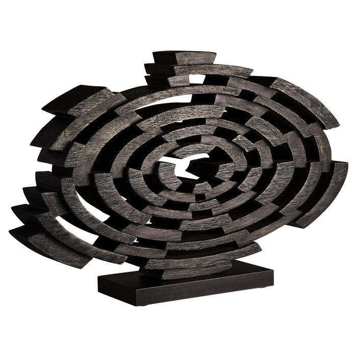 Vortex Sculpture | Dark Walnut - Small