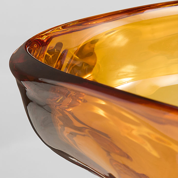 Alistair Bowl | Amber | Clear - Small