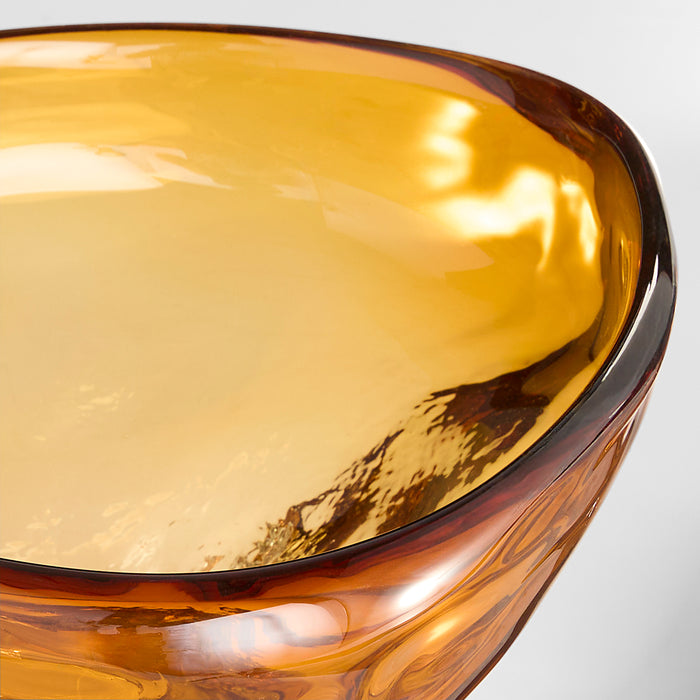 Alistair Bowl | Amber | Clear - Small