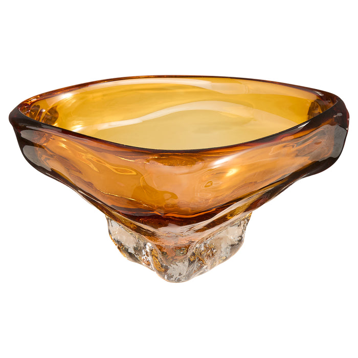 Alistair Bowl | Amber | Clear - Small