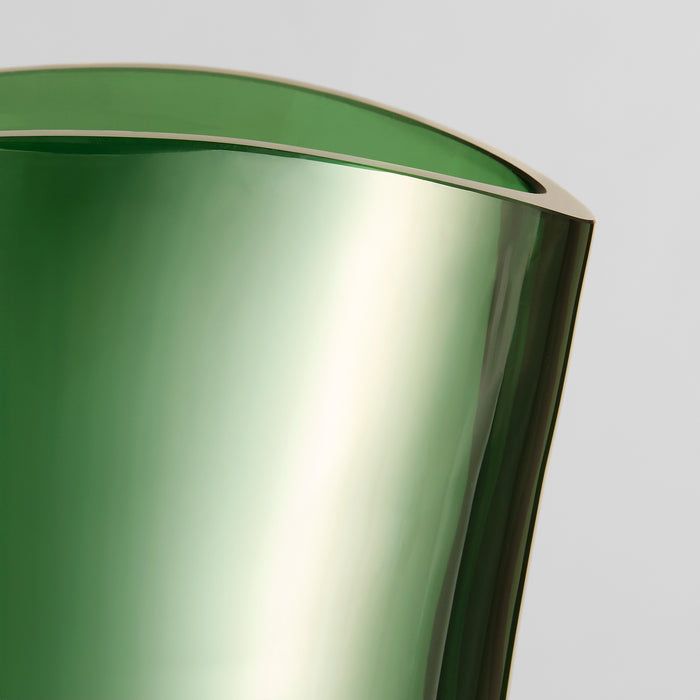 Muzo Vase | Emerald Green | Clear - Large