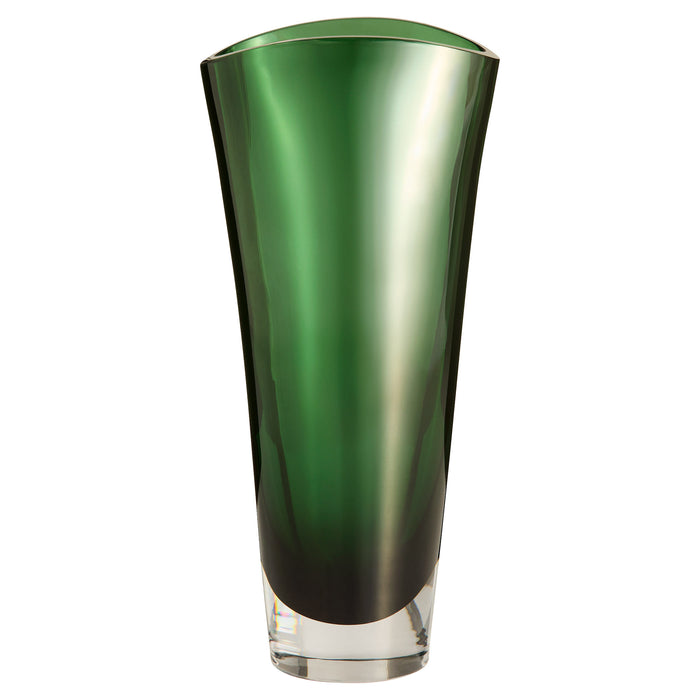 Muzo Vase | Emerald Green | Clear - Large