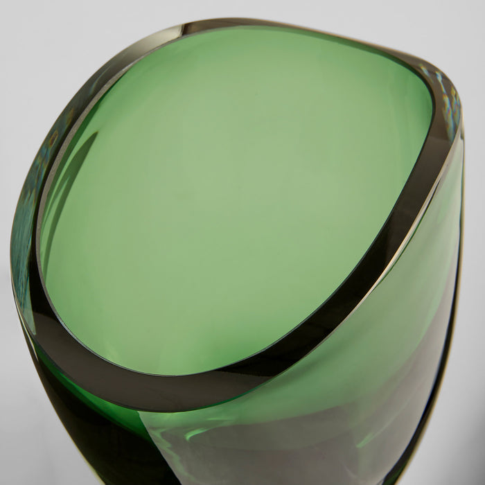 Muzo Vase | Emerald Green | Clear - Small