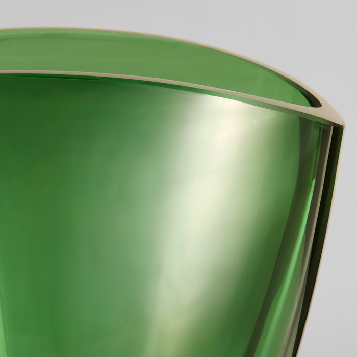 Muzo Vase | Emerald Green | Clear - Small