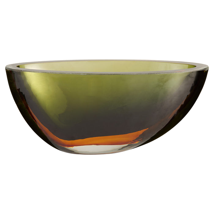 Pluto Bowl | Green | Orange - Large