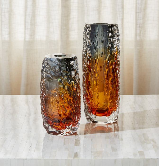 Tramonto Vase | Smoke | Amber - Small