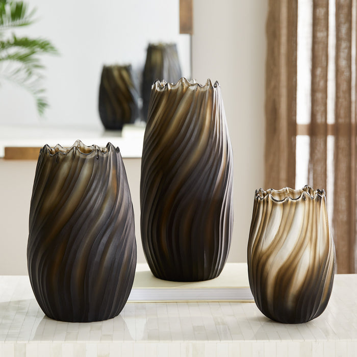 Seagrass Vase | Olive  - Medium