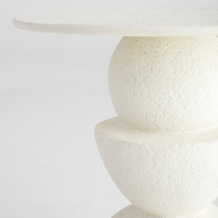 Hemisphere Side Table Designed by Seth Vaughn | Off-White