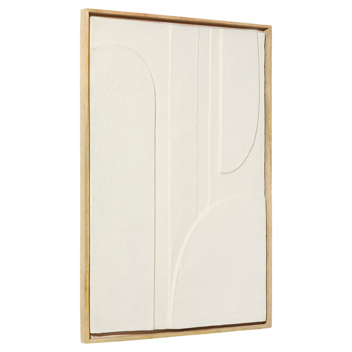 Nolan Decorative Panel Designed by Seth Vaughn | Off-White | Walnut