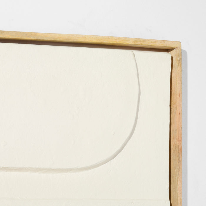 Nolan Decorative Panel Designed by Seth Vaughn | Off-White | Walnut