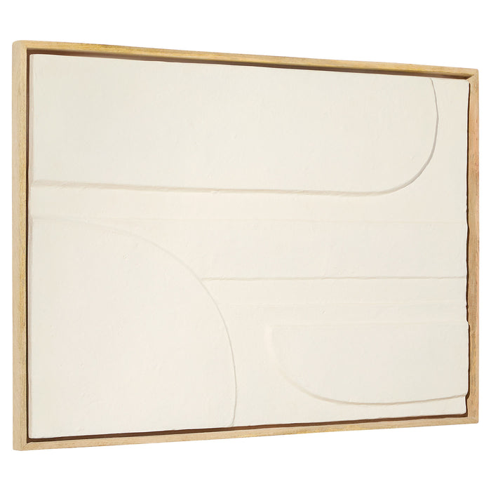 Nolan Decorative Panel Designed by Seth Vaughn | Off-White | Walnut