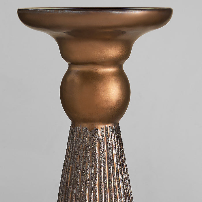 Starship Candleholder | Metallic Bronze - Large