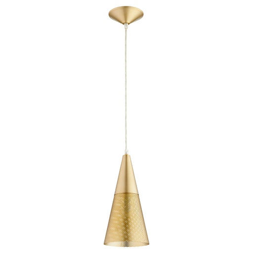 Quorum Home Quorum - 1316-80 - One Light Pendant - Aged Brass