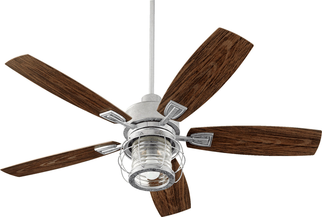 Quorum Home Quorum - 13525-9 - 52"Patio Fan - Galvanized