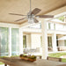 Quorum Home Quorum - 13525-9 - 52"Patio Fan - Galvanized