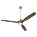 Quorum Home Quorum - 21653-80 - 65" Ceiling Fan - Aged Brass