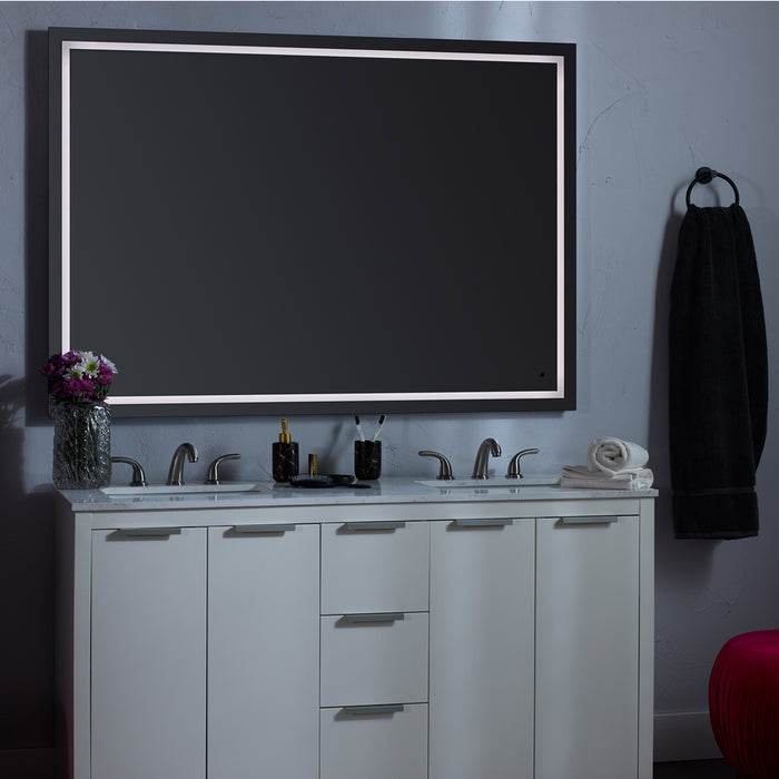 Quorum Home Oxygen - 3-0501-15 - LED Mirror - Black