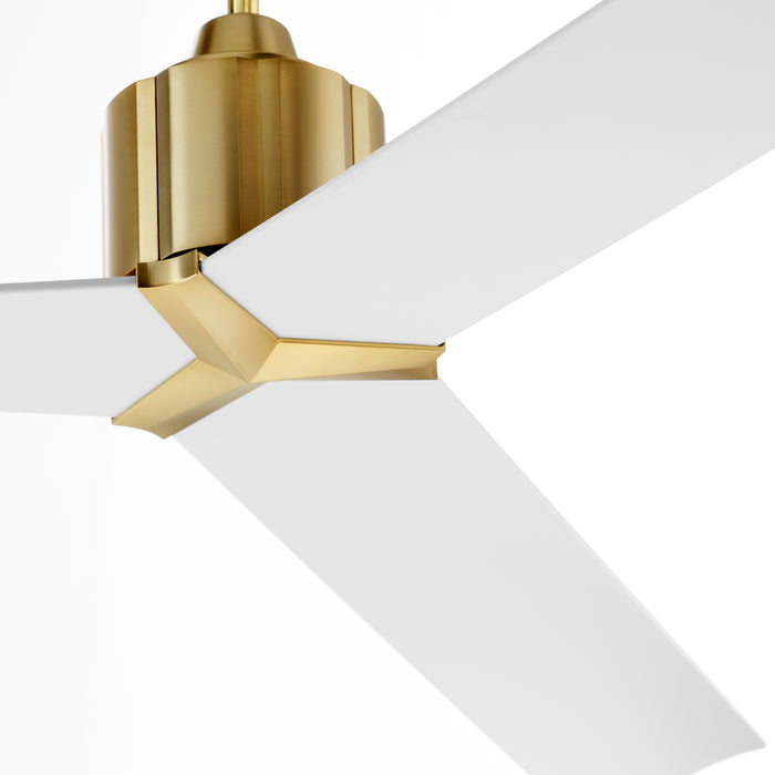 Quorum Home Oxygen - 3-117-406 - 60"Ceiling Fan - Aged Brass