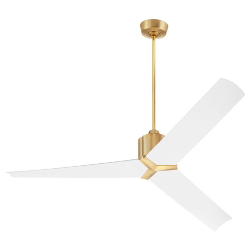 Quorum Home Oxygen - 3-117-406 - 60"Ceiling Fan - Aged Brass