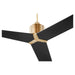 Quorum Home Oxygen - 3-117-415 - 60"Ceiling Fan - Aged Brass