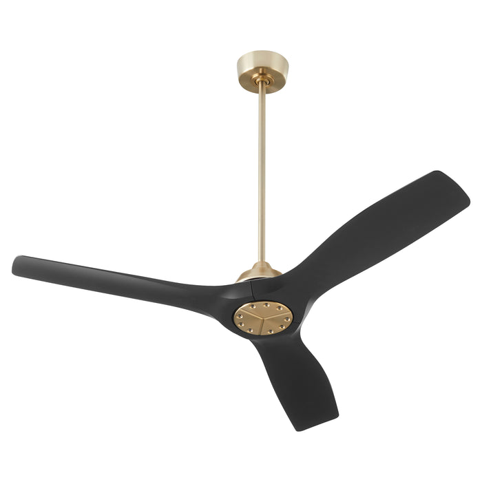 Quorum Home Oxygen - 3-118-1540 - 52" Ceiling Fan - Aged Brass / Black