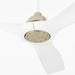 Quorum Home Oxygen - 3-118-640 - 52" Ceiling Fan - Aged Brass / White