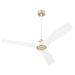 Quorum Home Oxygen - 3-118-640 - 52" Ceiling Fan - Aged Brass / White