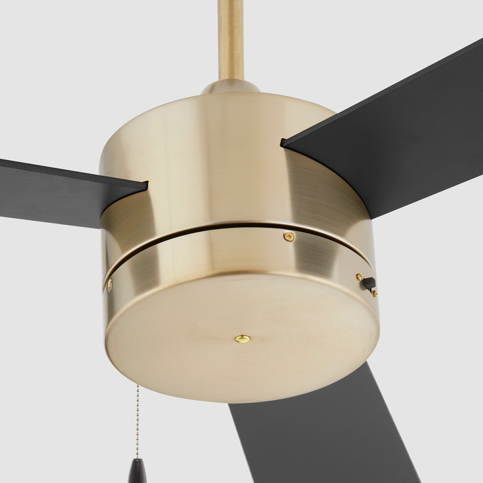 Quorum Home Oxygen - 3-119-40 - 52" Ceiling Fan - Aged Brass