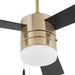 Quorum Home Oxygen - 3-119-40 - 52" Ceiling Fan - Aged Brass