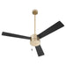 Quorum Home Oxygen - 3-119-40 - 52" Ceiling Fan - Aged Brass