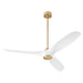 Quorum Home Oxygen - 3-122-640 - 56" Ceiling Fan - Aged Brass / White