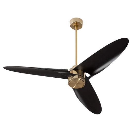 Quorum Home Oxygen - 3-127-40 - 60"Ceiling Fan - Aged Brass