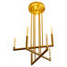 Quorum Home Oxygen - 3-24-40 - LED Chandelier - Aged Brass