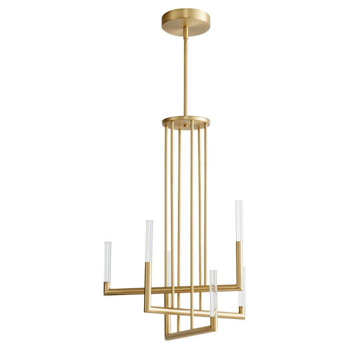 Quorum Home Oxygen - 3-24-40 - LED Chandelier - Aged Brass