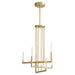 Quorum Home Oxygen - 3-24-40 - LED Chandelier - Aged Brass