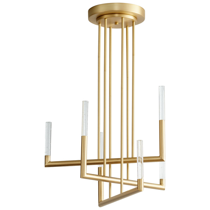 Quorum Home Oxygen - 3-24-40 - LED Chandelier - Aged Brass