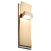 Quorum Home Oxygen - 3-400-640 - LED Wall Sconce - White W/ Aged Brass