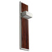 Quorum Home Oxygen - 3-401-24 - LED Wall Sconce - Satin Nickel W/ Walnut