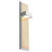 Quorum Home Oxygen - 3-401-640 - LED Wall Sconce - White W/ Aged Brass