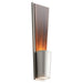 Quorum Home Oxygen - 3-402-24 - LED Wall Sconce - Satin Nickel W/ Walnut