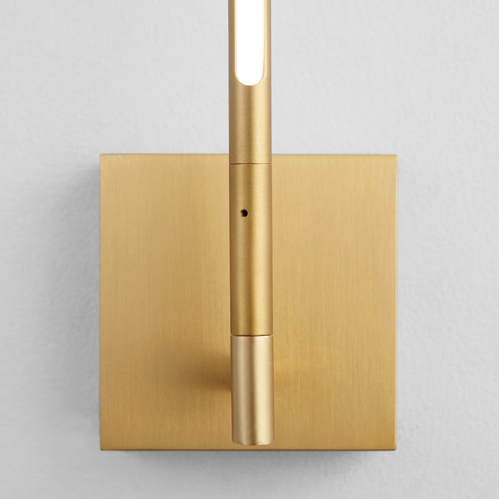 Quorum Home Oxygen - 3-403-40 - LED Wall Sconce - Aged Brass