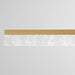 Quorum Home Oxygen - 3-421-40 - LED Linear Pendant - Aged Brass