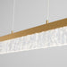 Quorum Home Oxygen - 3-421-40 - LED Linear Pendant - Aged Brass