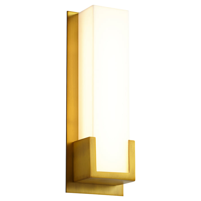 Quorum Home Oxygen - 3-540-40 - LED Wall Sconce - Aged Brass